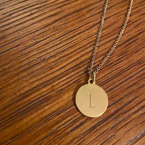 Kate Spade New York Gold L Initial necklace